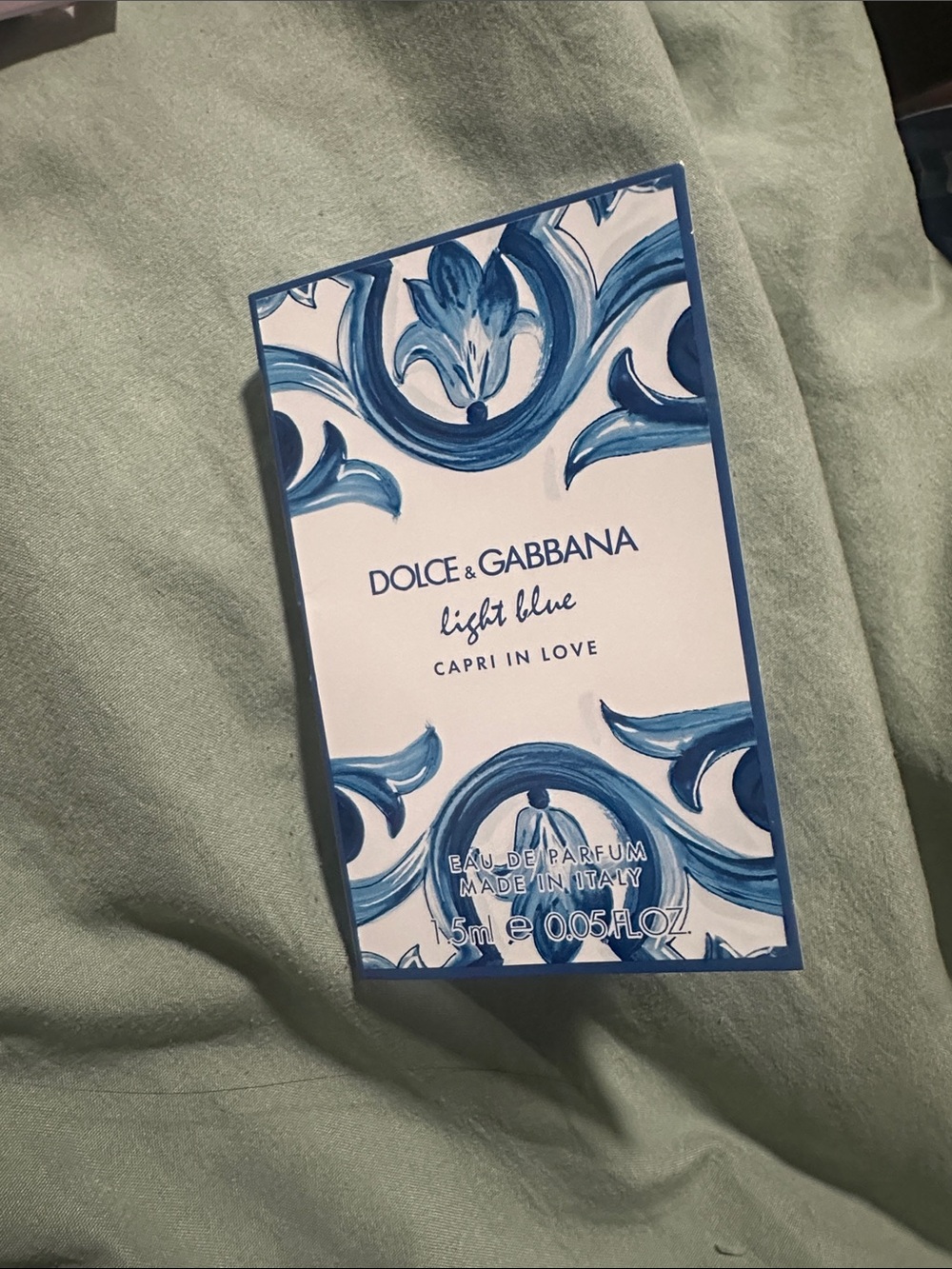4/$15 dolce and gabbana light blue - capri in love